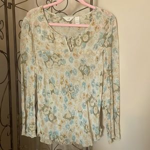 J. Jill Peasant Style Blouse